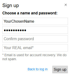Chatango Confirmation