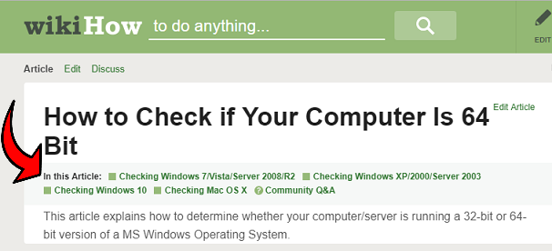 check windows system 32bit or 64bit
